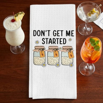 Sourdough Baking Gifts Dish Towels for Women Hostess, Sourdough Bakers Gifts Waffle Weave Kitchen Towels for Bread Lover - color: Baking