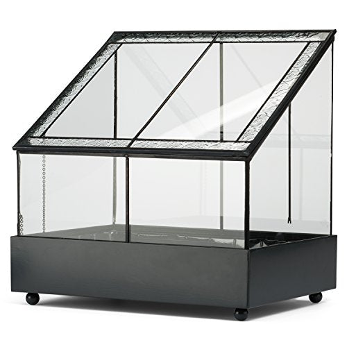 H Potter Terrarium Wardian Case Plant Container Succulent Planter Fairy Garden Display Case WAR153