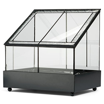 H Potter Terrarium Wardian Case Plant Container Succulent Planter Fairy Garden Display Case WAR153