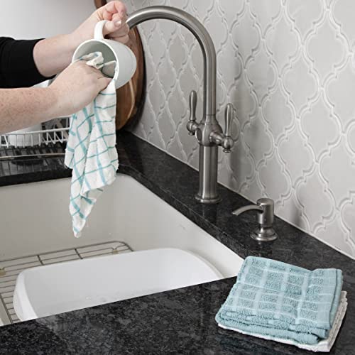 Ritz 100% Terry Cotton, Highly Absorbent Dish Cloth Set, 12” x 12”, 6-Pack, Dew - color: Dew, size: 6-Pack - Dish Cloths