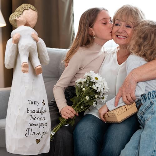 Nonna Gifts for Grandma, Gifts for Nonna, Nonnie Gift for Grandmother, Sculpted Hand-Painted Figurine - style: nonna gifts