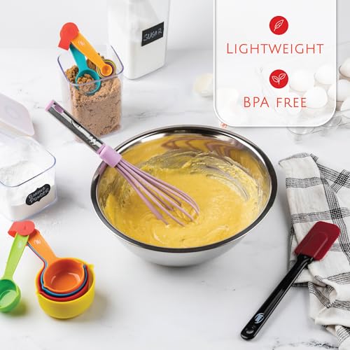 Kitchen Utensils Set 35 PCS Cooking Utensils Set, Nonstick and Heat Resistant Nylon Stainless Steel Silicone Spatula Set - Kitchen Gadgets Home Essentials Kitchen Accessories, Apartment Must Haves - color: Multicolor