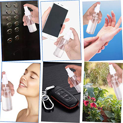 Exptolii Spray Bottle, 1oz/30ml Small Plastic Fine Mist Spray Bottles, Mini Empty Travel Bottles with Funnels and Labels 6 Pack - size: 6pack-30ml-plastic