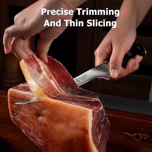 PAUDIN Fillet Knife, 7" Flexible Boning Knives with G10 Handle, Dishwasher Safe High Carbon German Steel Fish Knife for Meat Trimming, Deboning & Skinning,Professional Holiday BBQ Cooking Gift for Men - color: Fillet Knife - 7 inch