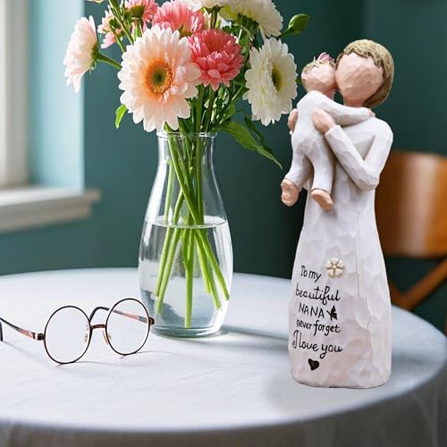 Nana Gifts, Gifts for Nana, Nana Birthday Gift, Hand-Painted Figurine | Happy Birthday Nana, Best Nana Ever Gift for Grandma, Nana Gifts for Christmas Mother's Day, Resin Statue - style: NaNa gifts