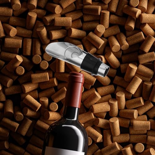 OUNONA 1set Stainless Steel Wine Opener Kit Unique Wine Accessories Set Corkscrew Pourer and Stopper for for Special Occasions