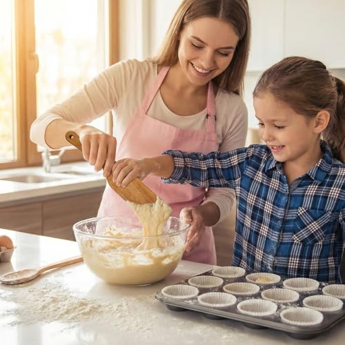 2 Pcs Wooden Spurtle for Sourdough Starter Acacia Wood Thin Spatula Scraper | Mixing Tool Sour Dough Whisk Mixer Warmer Bread Accessories Jar Spatula Sourdough Scraper Stirrer Skinny Spatula Spurtle - color: 2 PCS SPURTLE