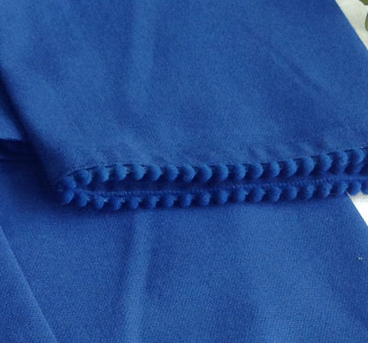 Kitchen Towels 100% Cotton Solid Kitchen Dish Cloths Hand Towel Reusuable Dish Towel for Cleaning & Drying Tea Towels Set with Hanging Loop - 18"x28" -Blue, Pack of 6 - color: Blue, size: Pack of 6