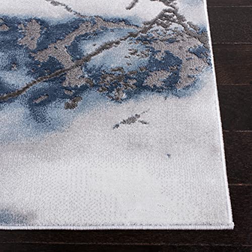 SAFAVIEH Craft Collection CFT877L Modern Abstract Non-Shedding Living Room Bedroom Accent Rug, 2'3" x 4', Grey / Blue - color: Grey/Blue, size: 2'3" x 4' (Rectangular)