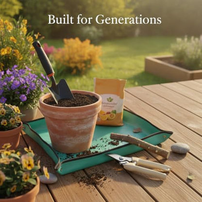 Effortless Digging and Pruning: 3-Piece Gardening Kit with Stainless Steel Heads and Wood Handles