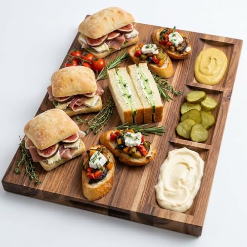 EcoDecors Teak Cutting Board 24x18, Reversible with Juice Groove | FSC certified teak cutting board made from solid teak wood for chopping, carving, meal prep, and everyday kitchen use. - color: Natural Edge Grain Teak, size: 24"L x 18"W