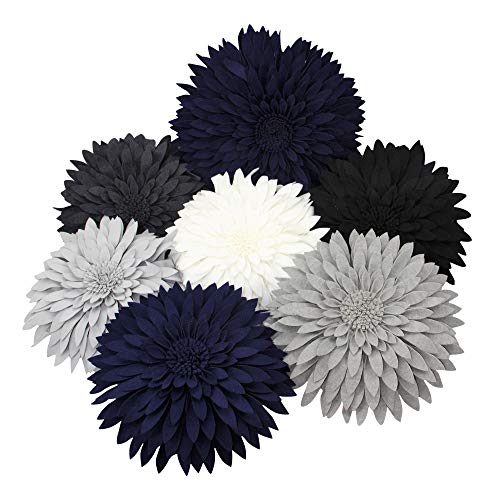Contempo Lifestyles 3D Daisy & Sunflower Decorative Pillow - 14.5" Flower, 13" Pillow with Insert, Latte - color: Latte