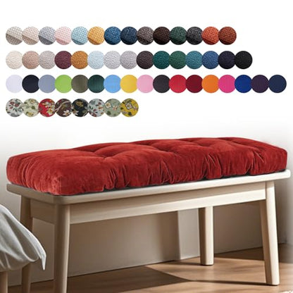 Custom Bench Cushions, Furniture Cushion, Indoor/Outdoor Non-Slip Tufted Swing seat Cushions, Piano Bench/Sofa Cushions, Indoor/Outdoor Patio