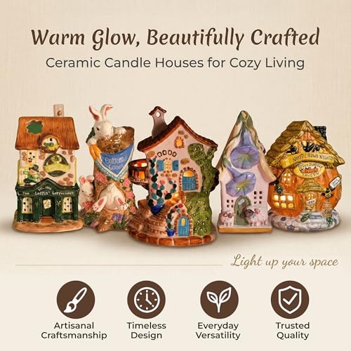 Blue Sky Clayworks Lily Cross Tealight Holder, 5.75-inch Length x 3.75-inch Width