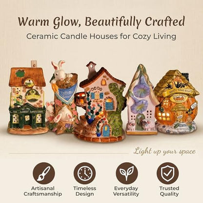Blue Sky Clayworks Lily Cross Tealight Holder, 5.75-inch Length x 3.75-inch Width