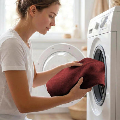 D-Shaped Chair Cushions Set of 1, Chair Pads with Ties, 17" x 16" | 2" Thick Non Slip Seat Cushion for Dining & Kitchen Chairs, 40D Foam, Removable Washable Cover, Burgundy - color: Burgundy