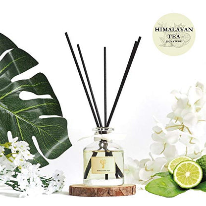 PRISTINE Himalayan Tea/Inspired by Westin Hotel Reed Diffuser for Home | Fresh Bergamot/White Tea Room Fragrance Reed Diffusers, Oil & Room Diffusers with Reed | Home Fragrance Scent Diffuser - size: 1.6 oz