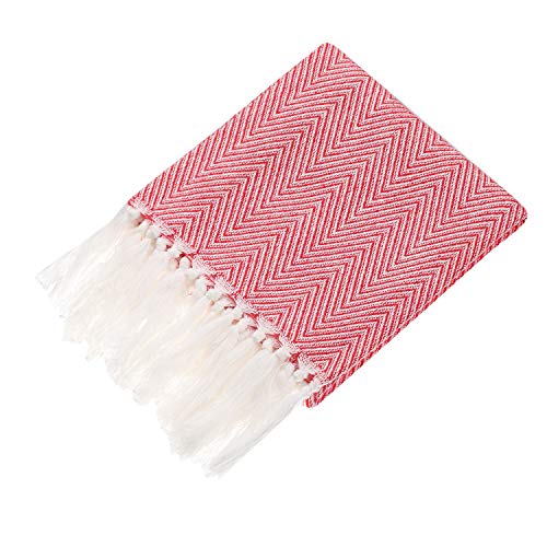 100% Cotton Hand Face Head Guest Gym Towel Set Washcloth Kitchen Tea Towel Dish Cloth Set of 4 (Red) - color: Red