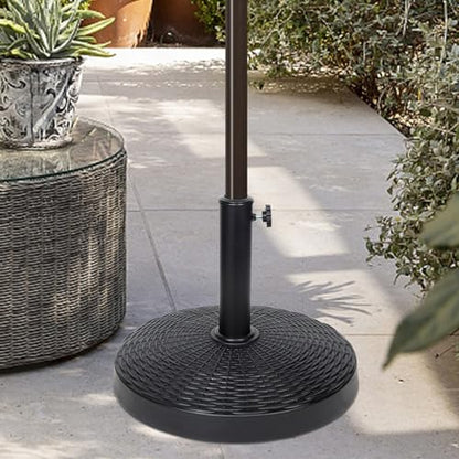 31 lbs Heavy Duty Patio Market Umbrella Base Stand - size: 17.7"