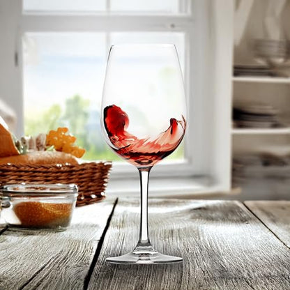 Stölzle Lausitz Red Wine Glasses Weinland Set of 6, 15.25 oz – Elegant Wine Glasses Perfect for Bordeaux – Elegant Red Wine Glass for Maximum Aroma – Dishwasher- & Break-Resistant - style: Modern
