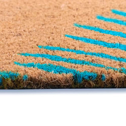 Liora Manne Natura Door Mat - Novelty Designs, Durable Natural Coir & Vinyl Back, Long Lasting Color, Foyers, Porches, Patios & Decks, Welcome, 2' x 3'