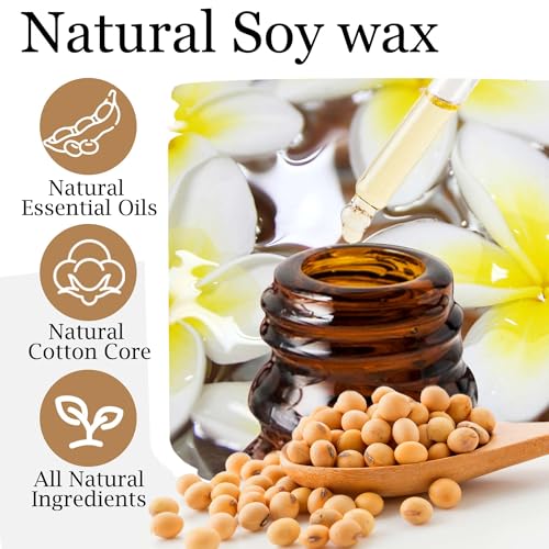 Candles Gifts for Women - Scented Candles, Natural Soy Wax Candles for Home Scented Perfect for Christmas, Birthday, Mother's Day, Vanilla Candle - size: White(7oz)