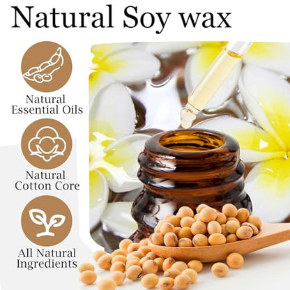 Candles Gifts for Women - Scented Candles, Natural Soy Wax Candles for Home Scented Perfect for Christmas, Birthday, Mother's Day, Vanilla Candle - size: White(7oz)