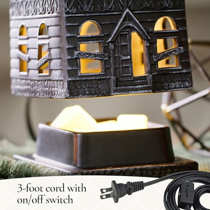Candle Warmers Etc. Haunted Mansion Canopy Fragrance Warmer – Use with Any Wax Melts - size: Haunted House