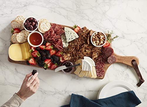 CHARCUTERIE SERVING BOARD 10" x 28" - color: Brown, size: 29.3"L x 10.3"W