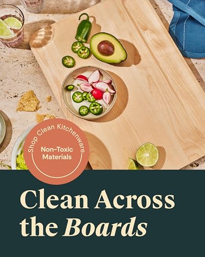 Caraway 4-Piece Double Sided Wood Cutting Board Set | Made From FSC-Certified Birch Wood, Mineral Oil and Wax Finish, 3 Sizes, Small, Medium, Large, Storage Organizers Included - size: Set (Multiple Sizes)
