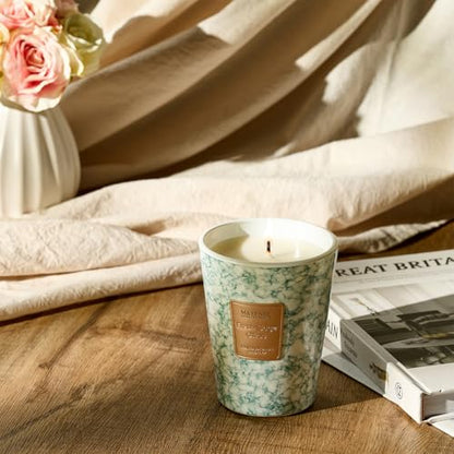 M&SENSE Fresh Sage Citrus Scented Soy Candle, 3 Wick Highly Scented 14.1 Oz 75H, Aromatherapy Christmas Gift for Women and Men - color: FreshSageCitrus, size: Medium