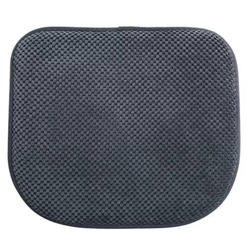 Grey Foam Seat Cushions Kitchen Chairs Pads for Dining Chairs Non Slip Office Seat Cushions Washable U Shaped Soft Thick Large Metal Wooden Chair Cushions,17" x 15" | Grey 17x15 U Shaped Washable Soft Thick Memory Foam Large Office Metal Wooden Outdoor Pa