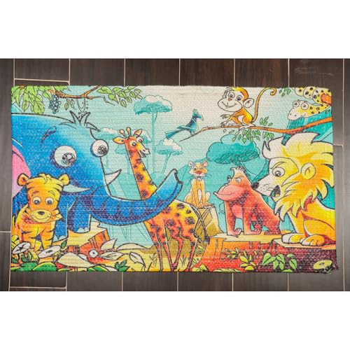 Soft Indoor Area Rug 2'x3' – 100% Polyester Non-Slip Small Accent Rug for Bedroom, Living Room, Entryway, Bathroom – Machine Washable Modern Carpet Floor Mat (1, #12) - color: #12