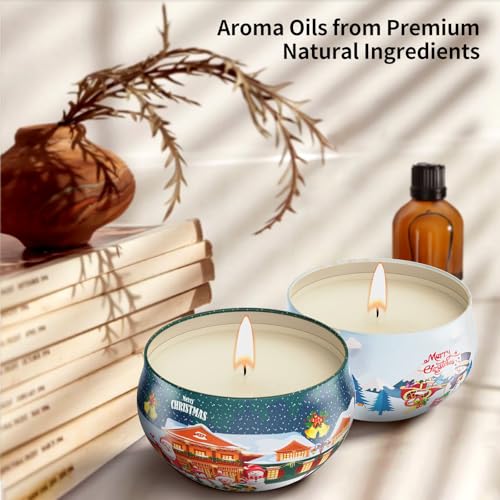 Christmas Gift Sets, 12 Bulk Home Aromatherapy Candles | Scented Candles with Fragrances, Gift for Women, Candlelight Dinner Spa Bath