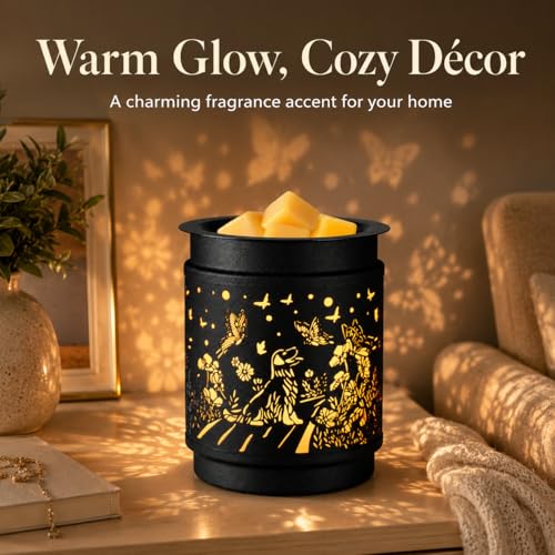 Wax Melt Warmer Metal Wax Warmer for Scented Wax (Dogs) | Electric Fragrance Candle Oil Burner 2 in 1,as Gifts for Moms Grandma Women Girls - style: Dogs