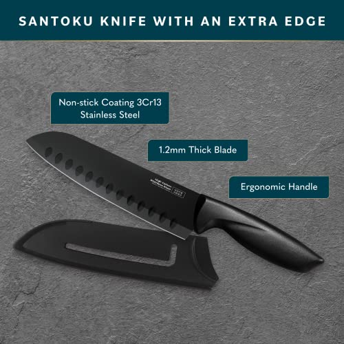 Home Hero 22 Pcs Bartender Kit + 2 Pcs Santoku Knife