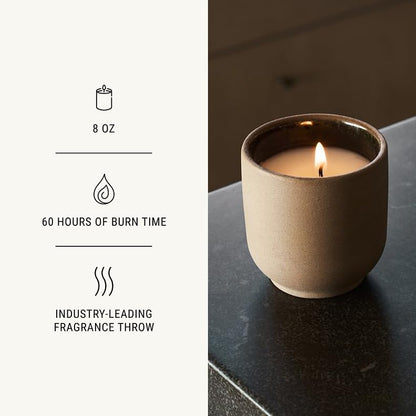Homecourt by Courteney Cox Luxury Scented Candle, Mandarin Basile, 8 oz | Gently Cleanses & Hydrates, Removes Dirt & Debris Without Irritating Skin, Clean Formula
