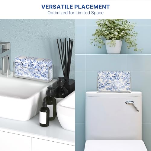 Acrylic Guest Towel Holder, Clear Bathroom Countertop Caddy | Disposable Hand Towels & Vanity Storage - color: A - Acrylic Guest Towel Holder, size: Guest Towel Holder