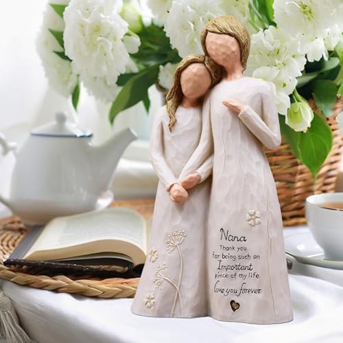 Nana Gifts, Birthday Gifts for Nana,Nanas Figurine | Gift for Nana from Granddaughter,Best Nana Ever Gift ,Grandma Gifts for Christmas Mothers Day,Hand-Painted Resin Statue - style: Nana gifts
