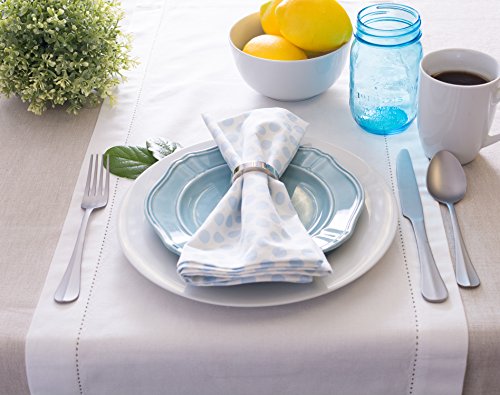 DII Chambray Kitchen, Tabletop Collection, Natural, 60x120 - color: Natural, size: 120" x 60" (Rectangular)