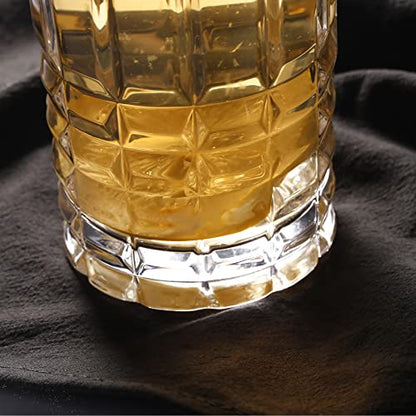 Tall Highball Drinking Glasses Set of 6, Water Glasses, Cocktail Glass 14 oz Clear - style: Style B
