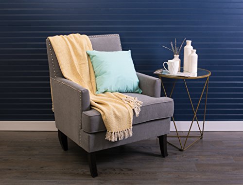 DII Chevron Throw Collection Handloomed Cotton, 50x60, Marigold (Pack of 12) - color: Marigold, size: 50x60" (Pack of 12)