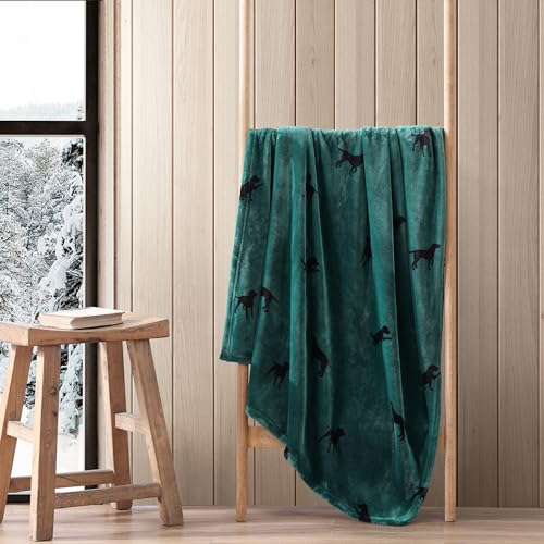 Eddie Bauer - Throw Blanket, Ultra-Soft & Reversible Plush Bedding, Blanket for Couch & Bed (Buddy The Dog Green, 50" x 60") - color: Buddy the Dog Green, size: 50" x 60"