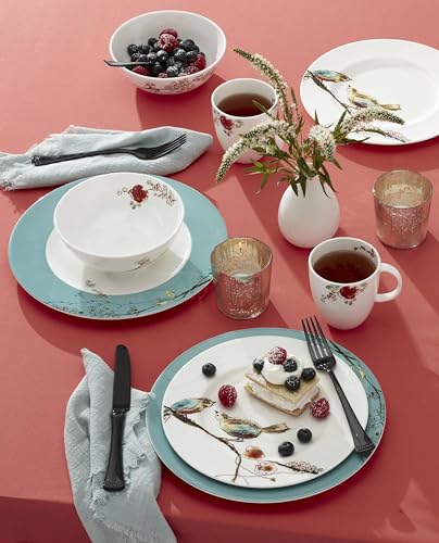 Lenox 897259 Chirp Dinner Plates, Set of 4 - style: Dinner Plates, Set of 4