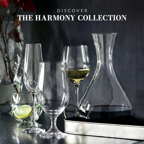 KROSNO Beer Glasses Set of 6, 16.9 oz, Harmony Collection | Drinking Glasses, IPA, Pilsner, Ale, Drinking Set, Lead-Free Crystal, Beer Stein, Dishwasher Safe - style: Beer 16.9 oz (Set of 6)