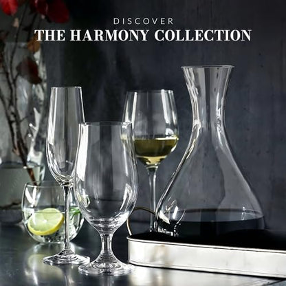 KROSNO Beer Glasses Set of 6, 16.9 oz, Harmony Collection | Drinking Glasses, IPA, Pilsner, Ale, Drinking Set, Lead-Free Crystal, Beer Stein, Dishwasher Safe - style: Beer 16.9 oz (Set of 6)
