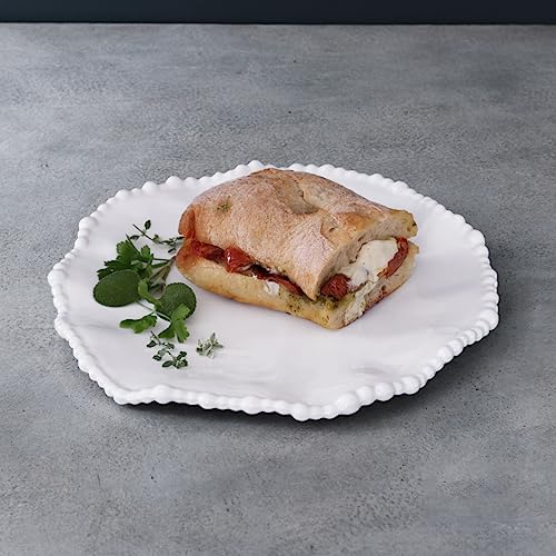 VIDA Alegria 9 Salad Plate (White) - style: Modern