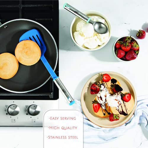 Kitchen Utensils Set 35 PCS Cooking Utensils Set, Nonstick and Heat Resistant Nylon Stainless Steel Silicone Spatula Set - Kitchen Gadgets Home Essentials Kitchen Accessories, Apartment Must Haves - color: Multicolor
