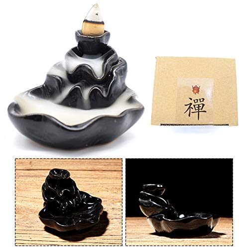 Incense Burner, Ceramic Backflow Incense Holder, Home Decor Aromatherapy Ornament