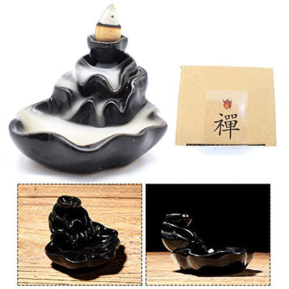 Incense Burner, Ceramic Backflow Incense Holder, Home Decor Aromatherapy Ornament